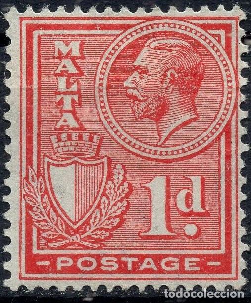 Sellos: MALTA 1927 STAMP MICHEL MT 117