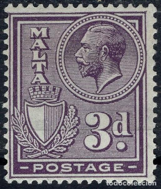 Sellos: MALTA 1927 STAMP MICHEL MT 121