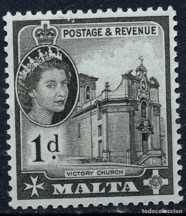 Sellos: MALTA 1956 STAMP MICHEL MT 239