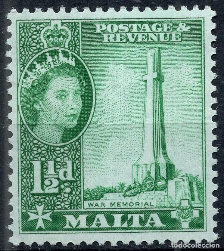 Sellos: MALTA 1956 STAMP MICHEL MT 240