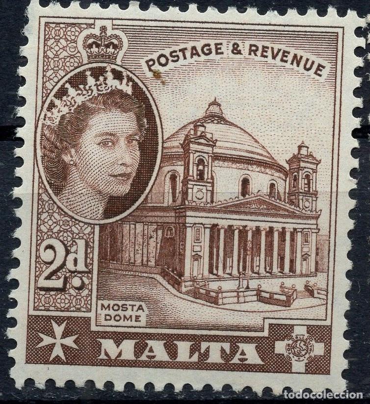 Sellos: MALTA 1956 STAMP MICHEL MT 241