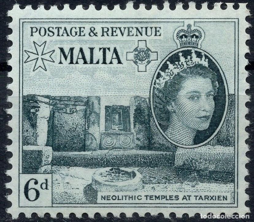 Sellos: MALTA 1956 STAMP MICHEL MT 245