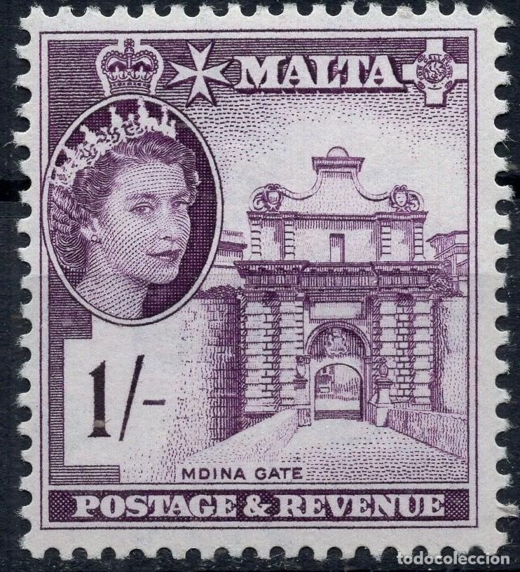 Sellos: MALTA 1956 STAMP MICHEL MT 247