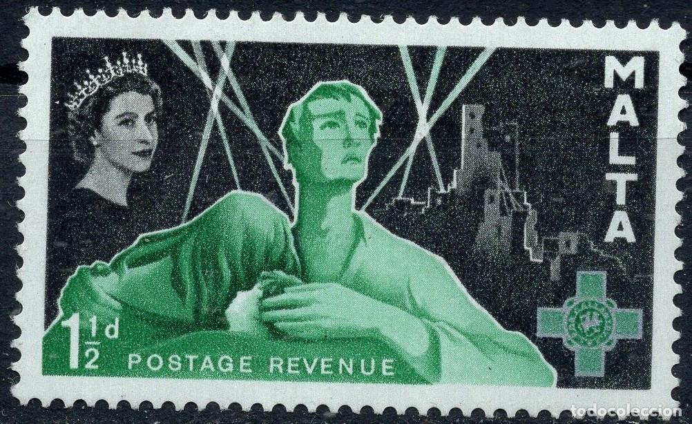 Sellos: MALTA 1958 STAMP MICHEL MT 260