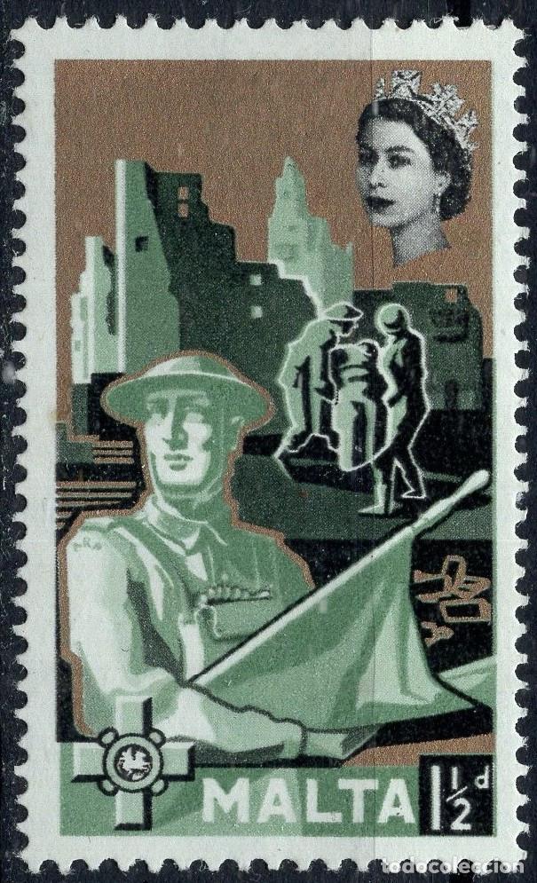Sellos: MALTA 1959 STAMP MICHEL MT 263