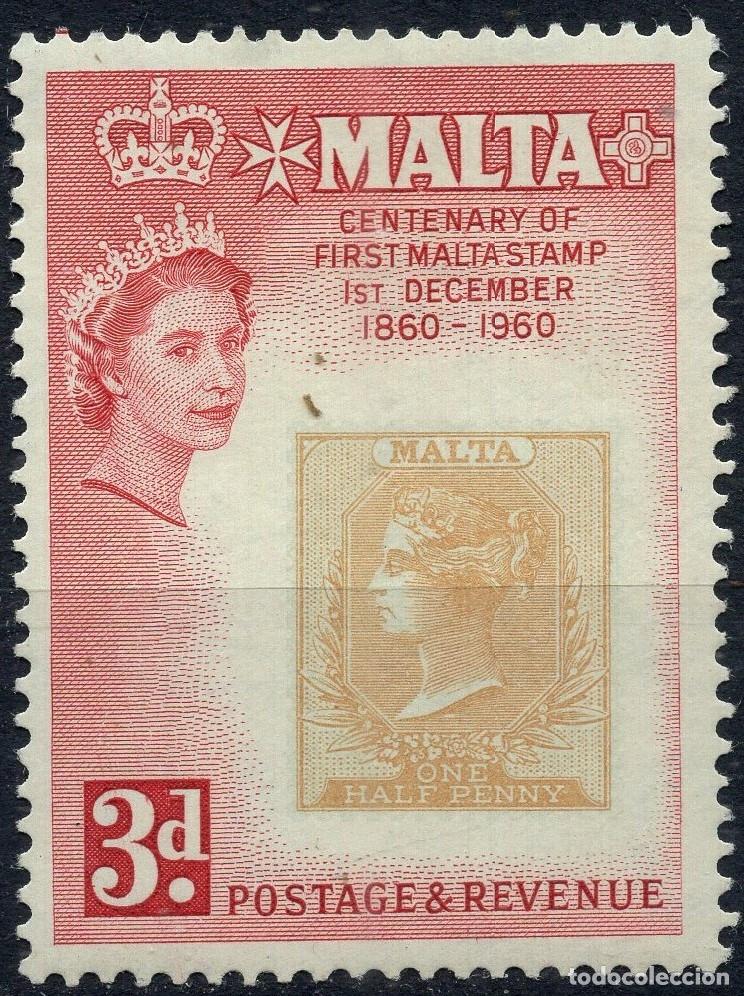 Sellos: MALTA 1960 STAMP MICHEL MT 273
