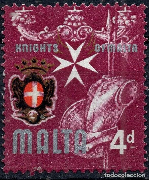 Sellos: MALTA 1965 STAMP MICHEL MT 307W