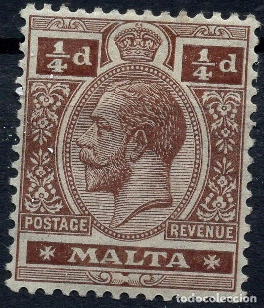 Sellos: MALTA 1914 STAMP MICHEL MT 41