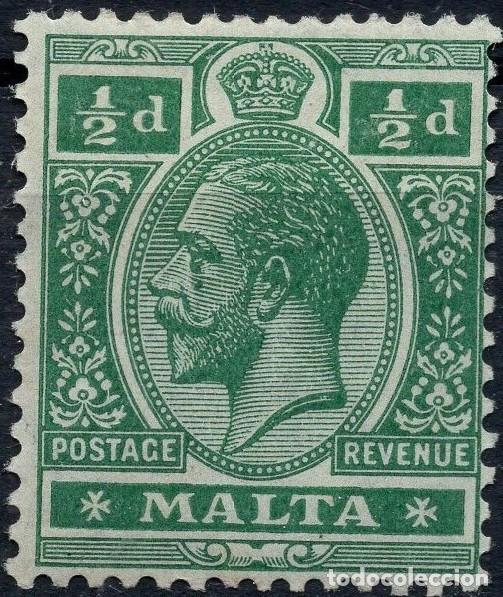 Selos: MALTA 1914 STAMP MICHEL MT 42