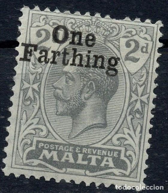 Sellos: MALTA 1922 STAMP MICHEL MT 81