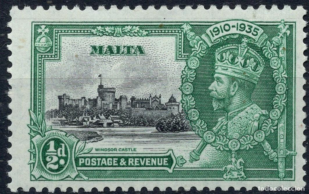 Sellos: MALTA 1935 STAMP MICHEL MT 169
