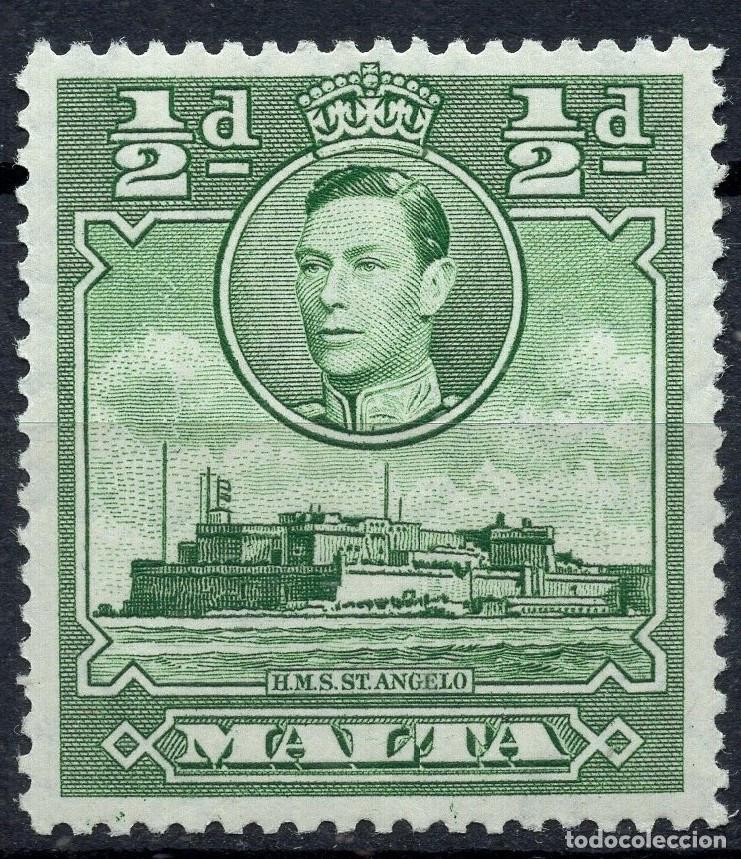 Sellos: MALTA 1938 STAMP MICHEL MT 177