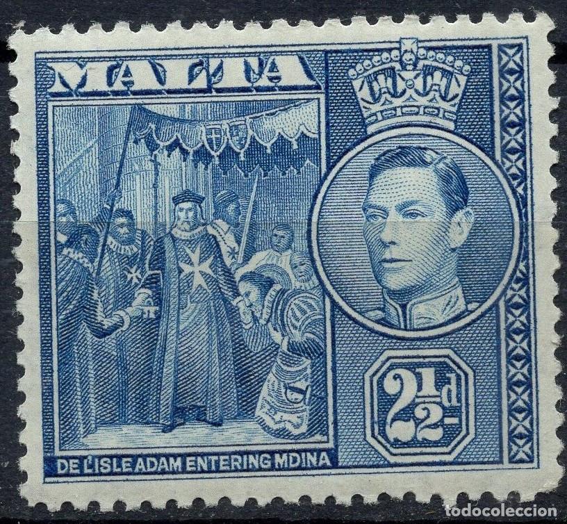 Sellos: MALTA 1938 STAMP MICHEL MT 181