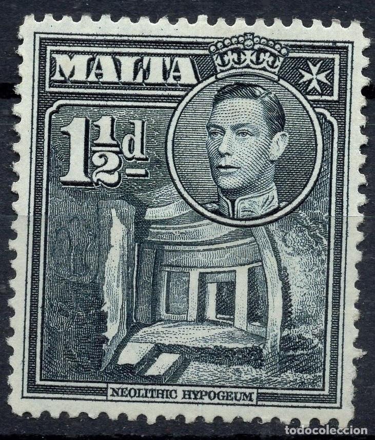Sellos: MALTA 1943 STAMP MICHEL MT 193