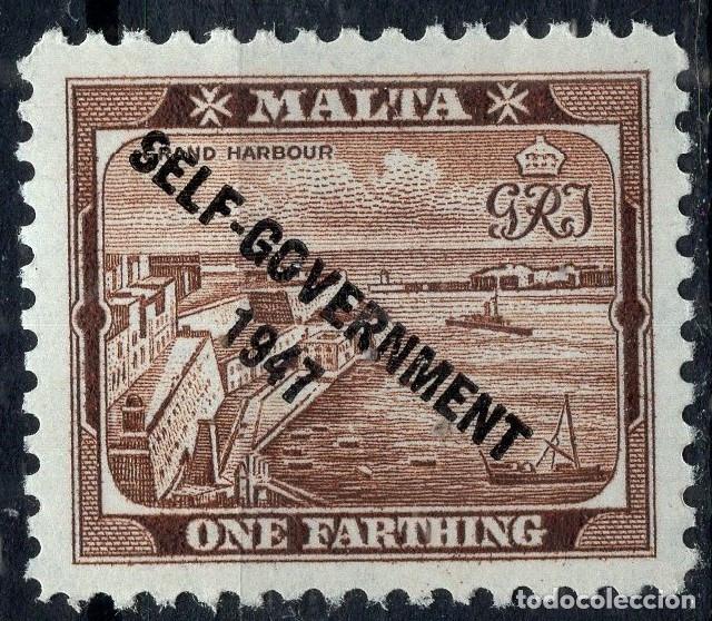 Sellos: MALTA 1948 STAMP MICHEL MT 199