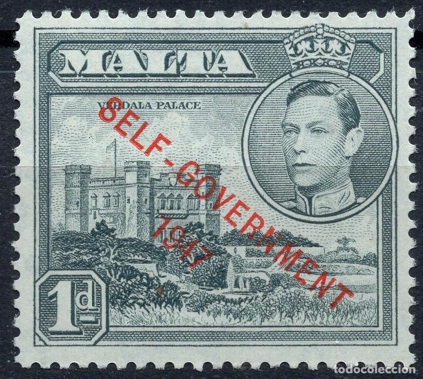 Sellos: MALTA 1953 STAMP MICHEL MT 226