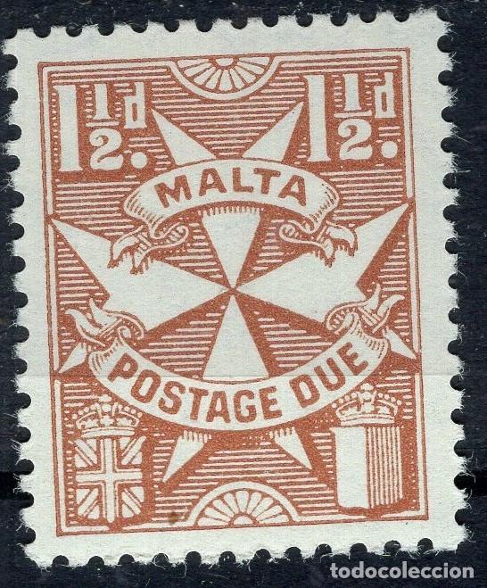 Sellos: MALTA 1953 STAMP MICHEL MT P23