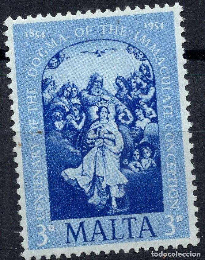 Sellos: MALTA 1954 STAMP MICHEL MT 235