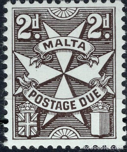 Sellos: MALTA 1957 STAMP MICHEL MT P26