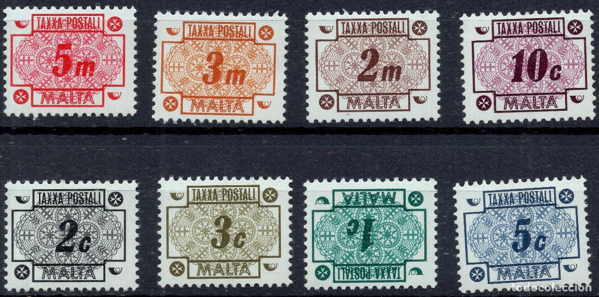 Sellos: MALTA 1973 STAMP MICHEL MT P38-45