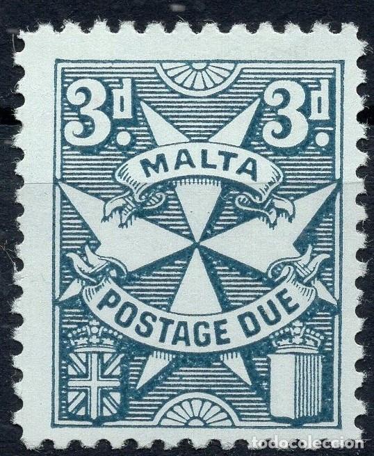 Sellos: MALTA 1953 STAMP MICHEL MT P24