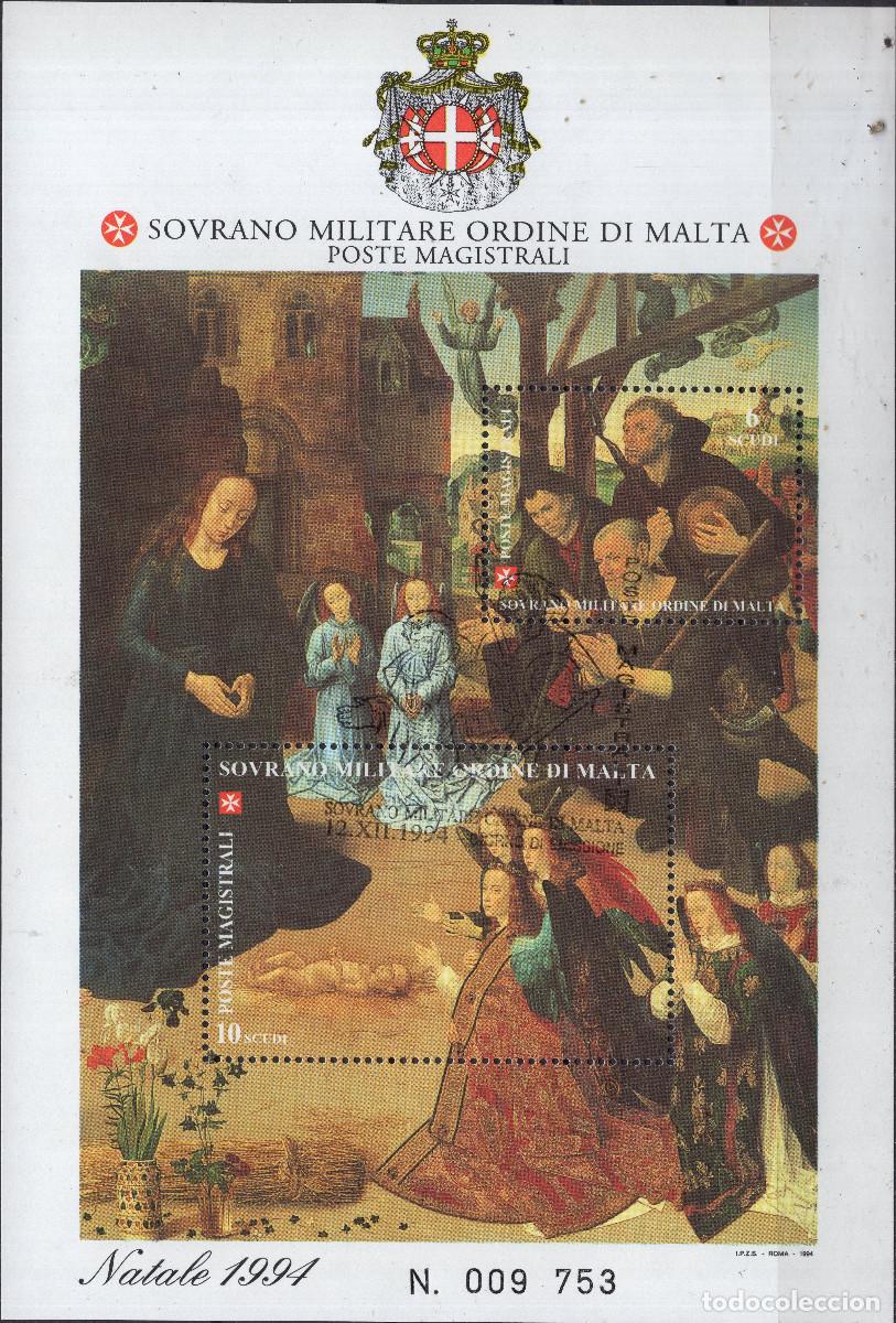 Sellos: MALTA SOBERANA ORDEN DE 1994 STAMP YVERT SM-OM 481
