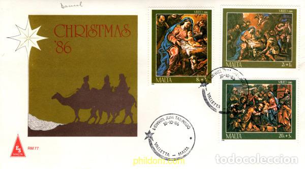 Sellos: 787684 MNH MALTA 1986 NAVIDAD