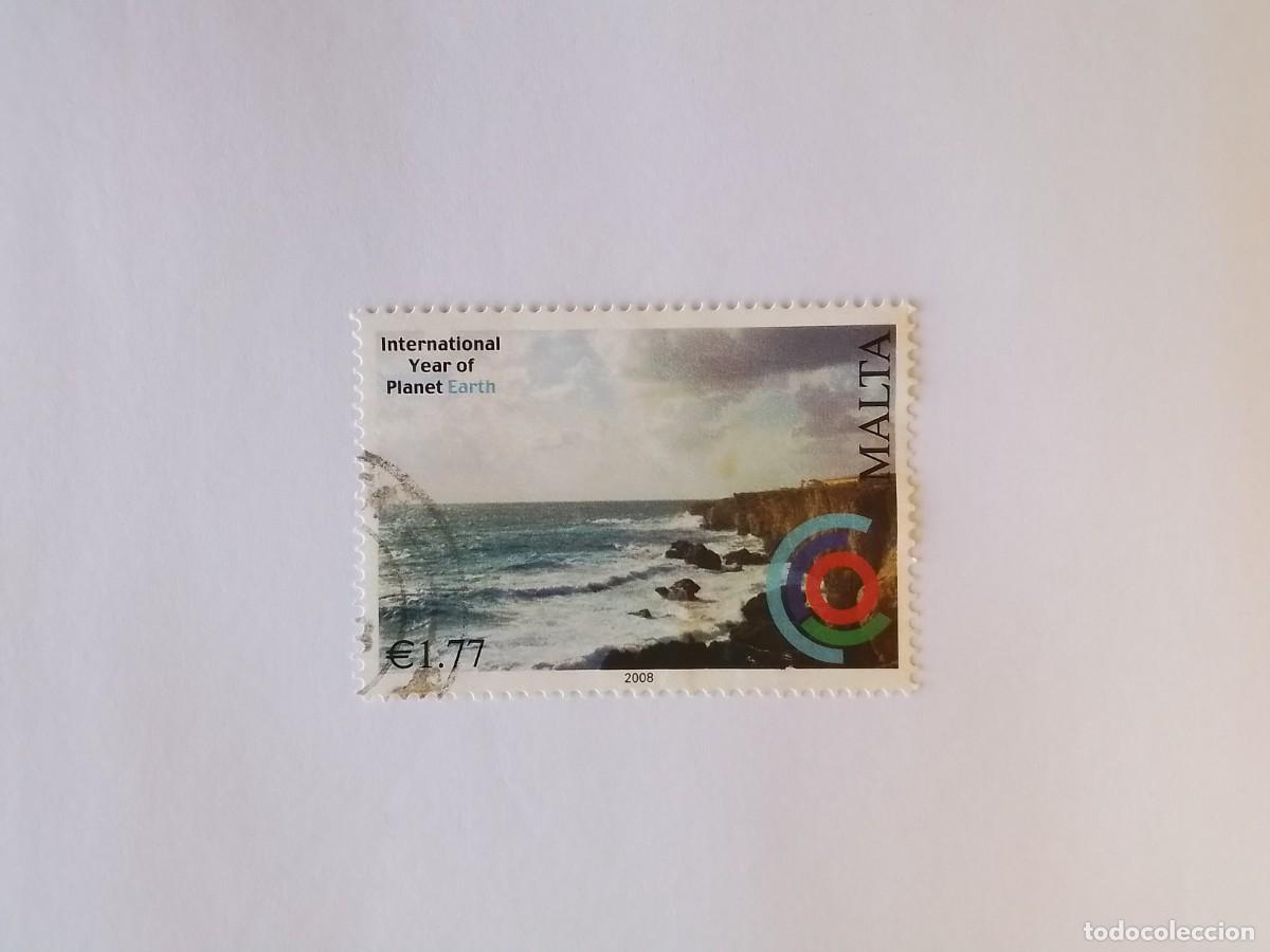 Stamps: A&Ntilde;O 2008 MALTA SELLO USADO