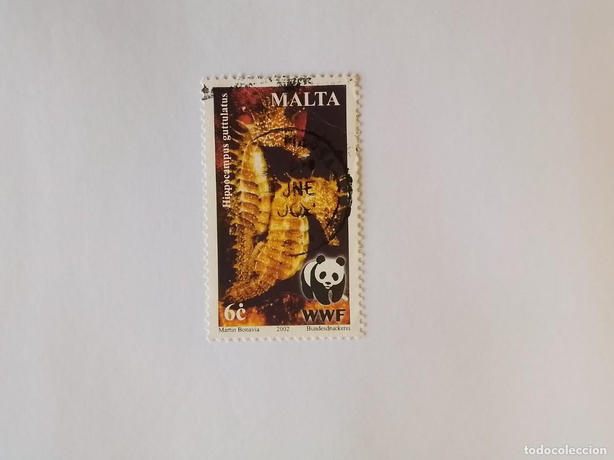 Sellos: A&Ntilde;O 2002 MALTA SELLO USADO