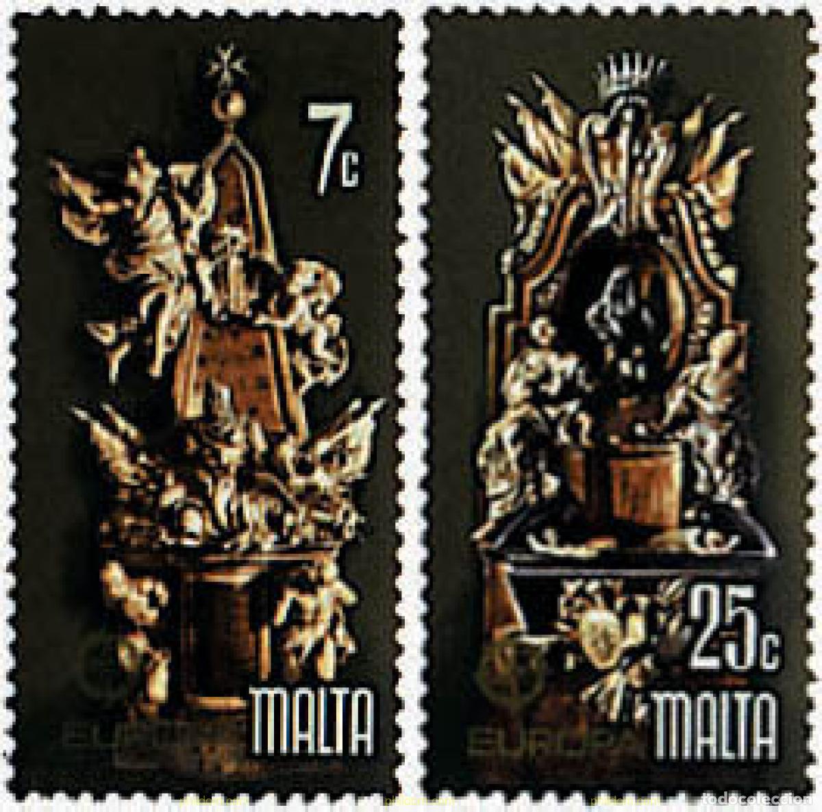 Timbres: 62338 MNH MALTA 1978 EUROPA CEPT. ARQUITECTURA