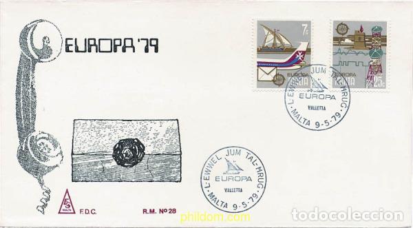 Sellos: 23850 MNH MALTA 1979 EUROPA CEPT. COMUNICACIONES
