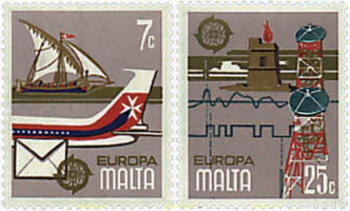 Sellos: 62386 MNH MALTA 1979 EUROPA CEPT. COMUNICACIONES