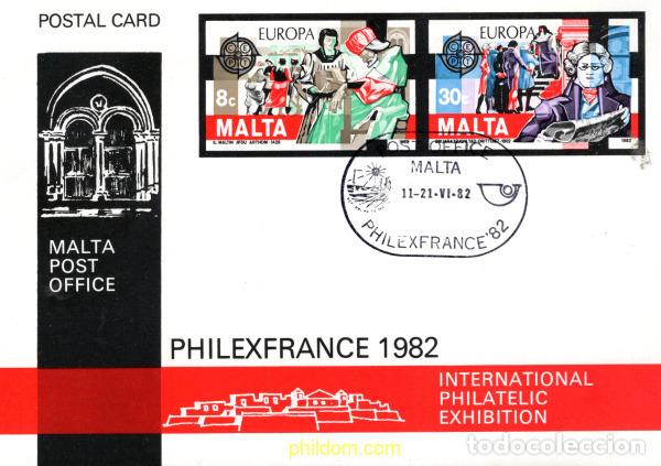 Sellos: 3983 USED MALTA 1982 EUROPA CEPT. HISTORIA