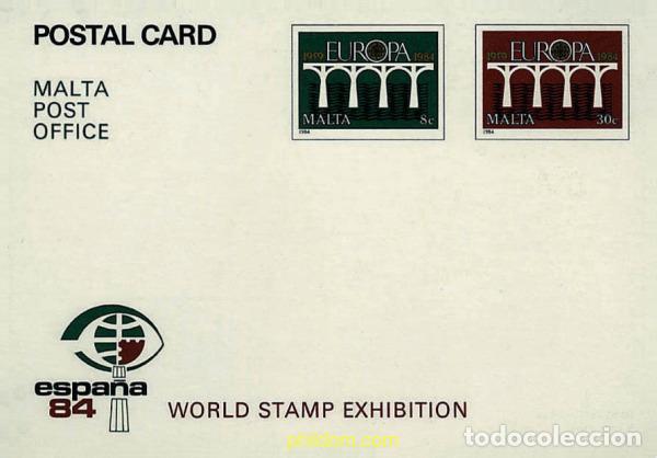 Sellos: 4030 MNH MALTA 1984 EUROPA CEPT. 25 ANIVERSARIO DE LA CEPT