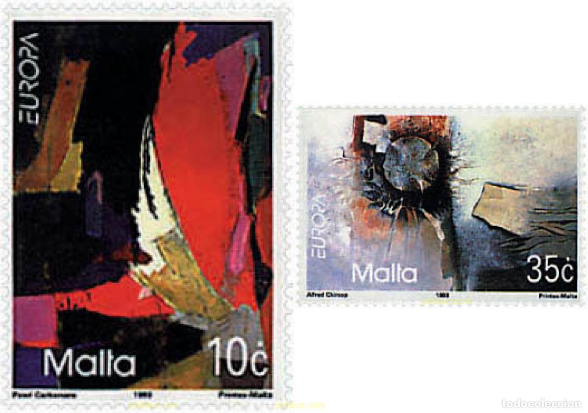 Briefmarken: 62862 MNH MALTA 1993 EUROPA CEPT. ARTE CONTEMPORANEO