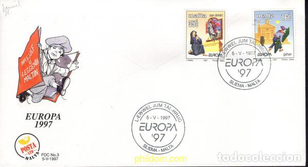Briefmarken: 24572 MNH MALTA 1997 EUROPA CEPT. CUENTOS Y LEYENDAS