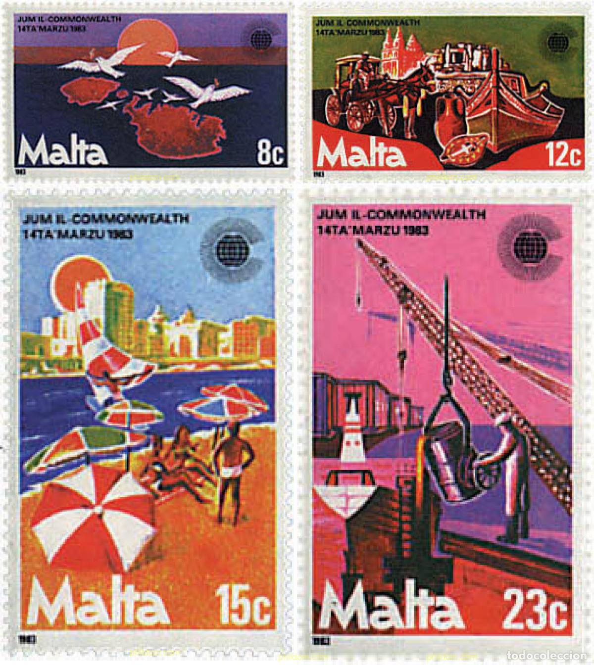 Sellos: 67597 MNH MALTA 1983 DIA DE LA COMMONWEALTH