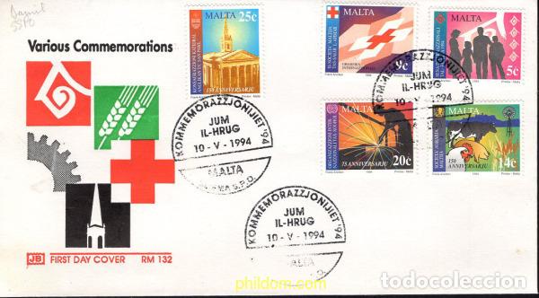 Sellos: 399283 MNH MALTA 1994 ANIVERSARIOS Y ACONTECIMIENTOS