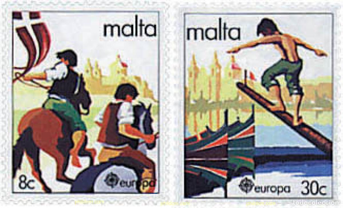 Sellos: 62460 MNH MALTA 1981 EUROPA CEPT. FOLCLORE