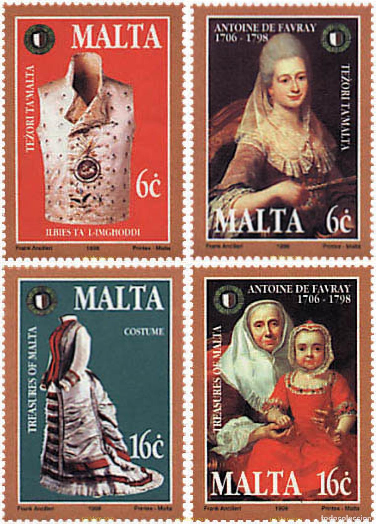 Sellos: 35799 MNH MALTA 1998 TESOROS DE MALTA