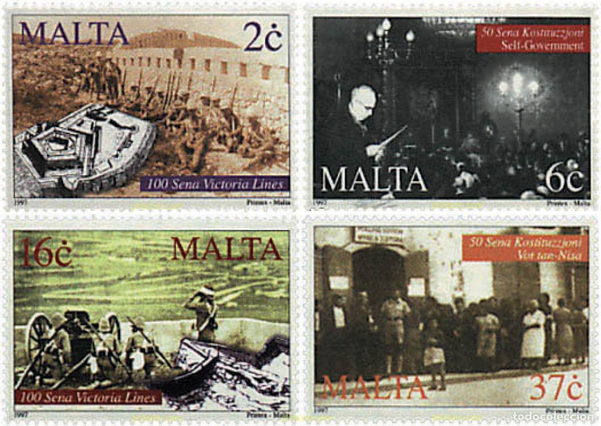 Sellos: 31089 MNH MALTA 1997 COMMEMORACIONES