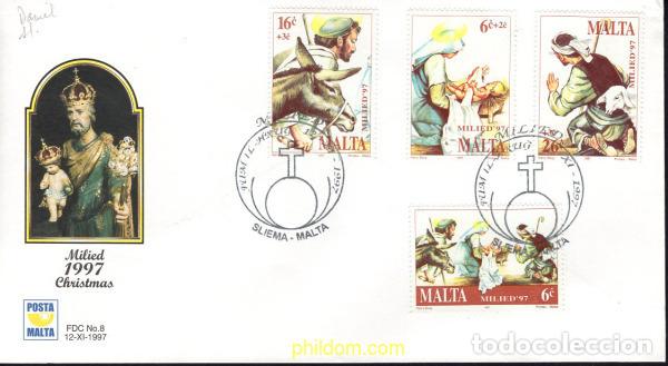 Sellos: 412786 MNH MALTA 1997 NAVIDAD