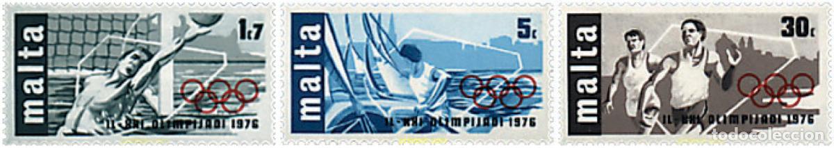 Sellos: 67586 MNH MALTA 1976 21 JUEGOS OLIMPICOS VERANO MONTREAL 1976