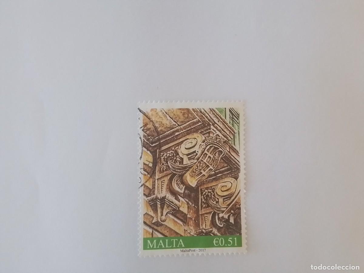 Sellos: A&Ntilde;O 2017 MALTA SELLO USADO