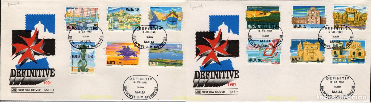 Sellos: 171092 MNH MALTA 1991 MOTIVOS VARIOS