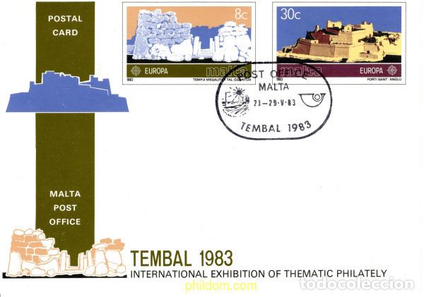 Sellos: 4028 MNH MALTA 1983 EUROPA CEPT. GRANDES OBRAS DE LA HUMANIDAD