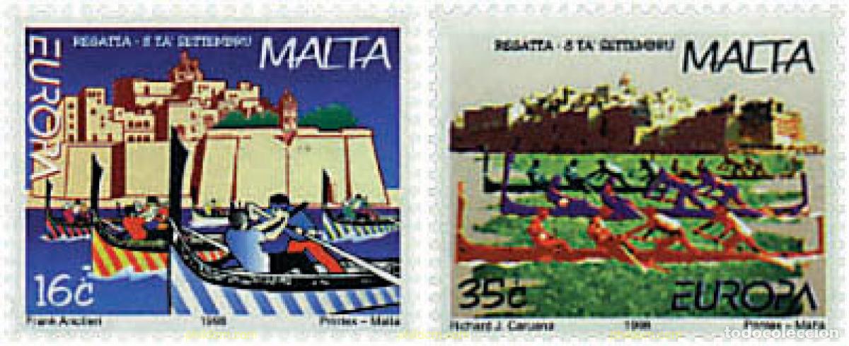 Sellos: 63146 MNH MALTA 1998 EUROPA CEPT. FESTIVALES Y FIESTAS NACIONALES