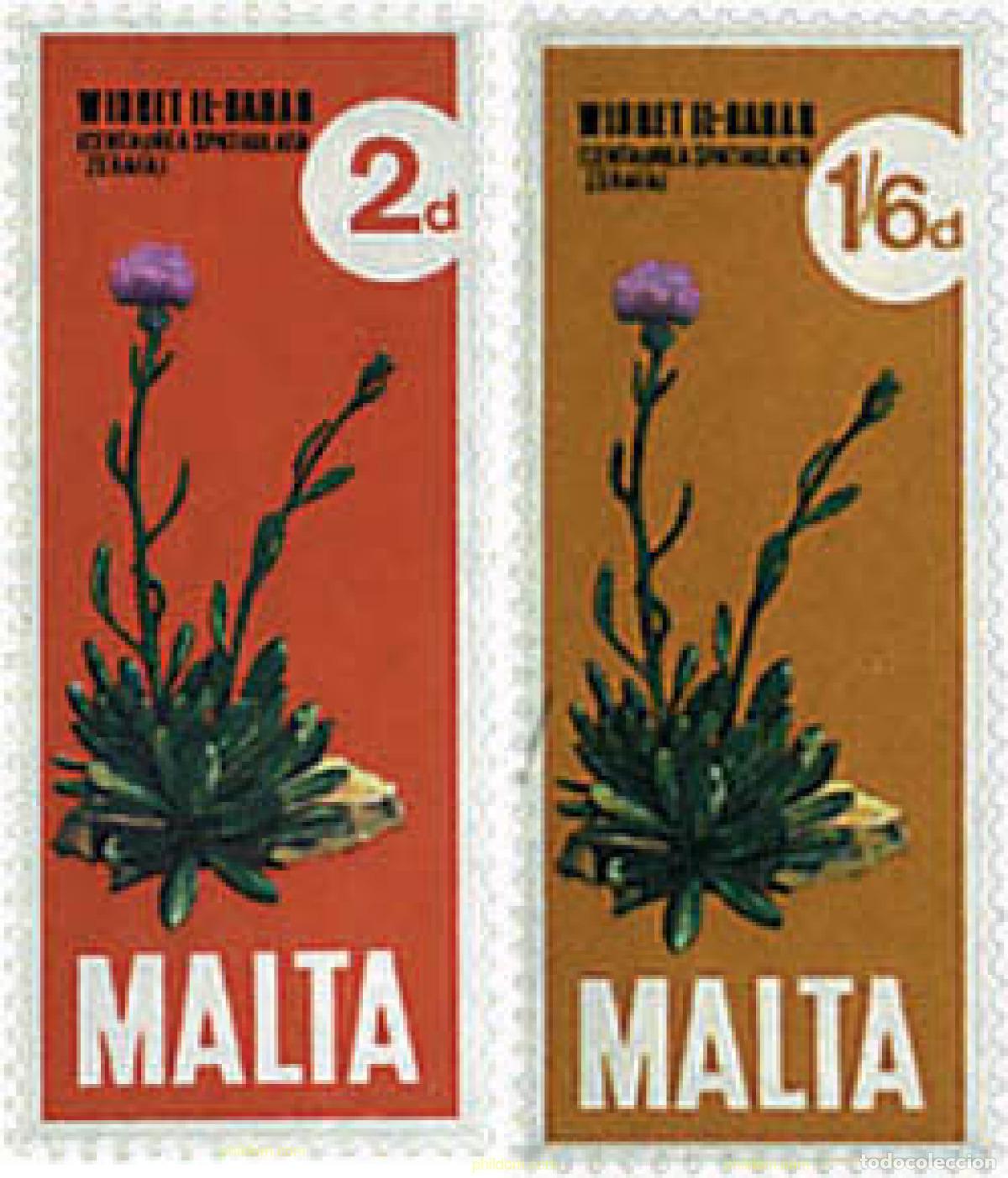 Stamps: 293693 MNH MALTA 1971 SIMBOLOS NACIONALES