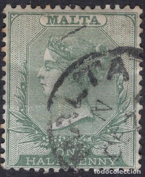 Briefmarken: MALTA 1885 STAMP MICHEL MT 4