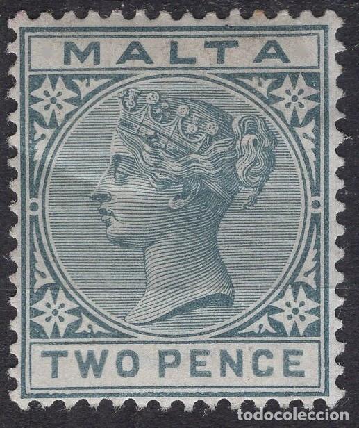 Briefmarken: MALTA 1885 STAMP MICHEL MT 6